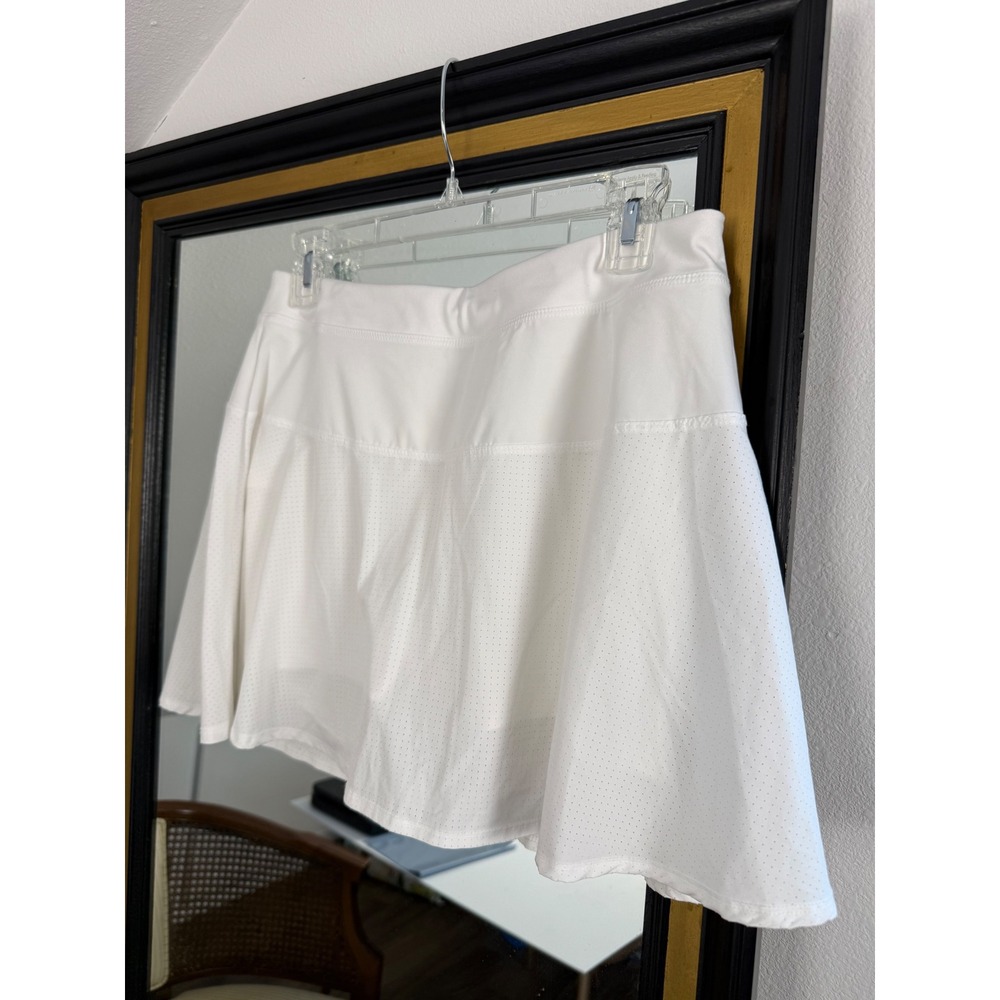 Champion‎ Women White Perforated Tennis Skort Athletic Skirt Size Medium